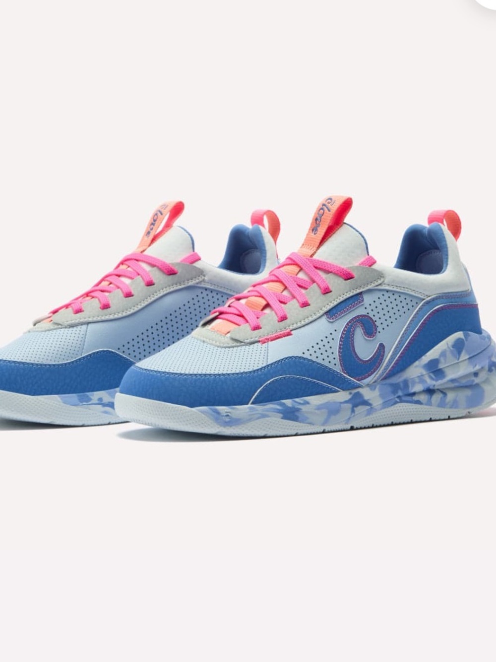 Clove Strada Slip Resistant APMA Sneakers in Blue & Pink Size 8.5 Womens
